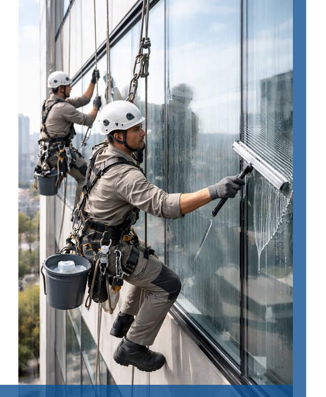 Мойка окон альпинистами в Можге от 4558 р. | ВЫСОТНИК-Мжг
