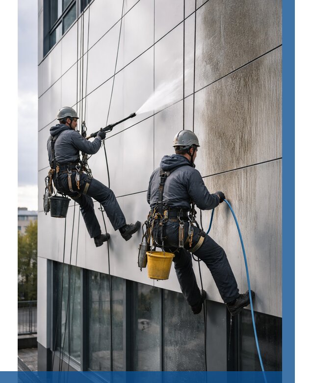 Мойка фасада из композита в Можге по цене от 304 р. | ВЫСОТНИК-Мжг