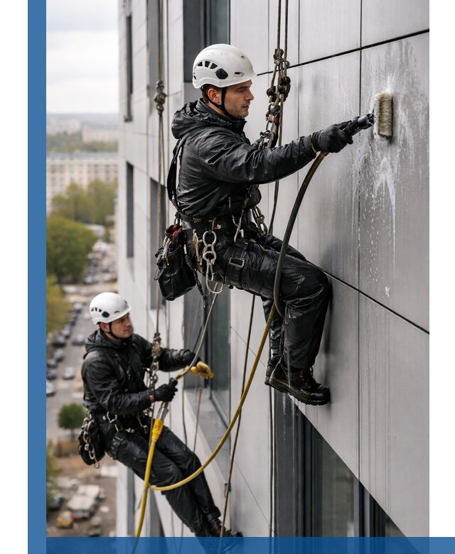 Профессиональная мойка фасада из композита в Можге