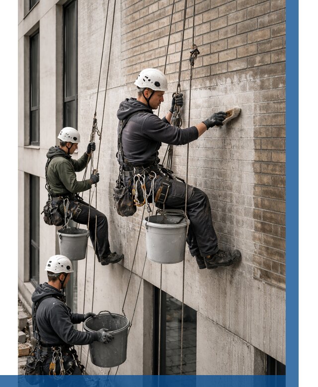 Удаление высолов с фасада в Можге от 253 р. | ВЫСОТНИК-Мжг