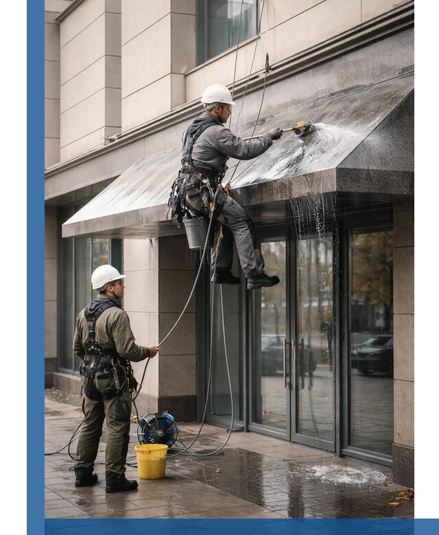 Профессиональная мойка козырьков и навесов в Можге