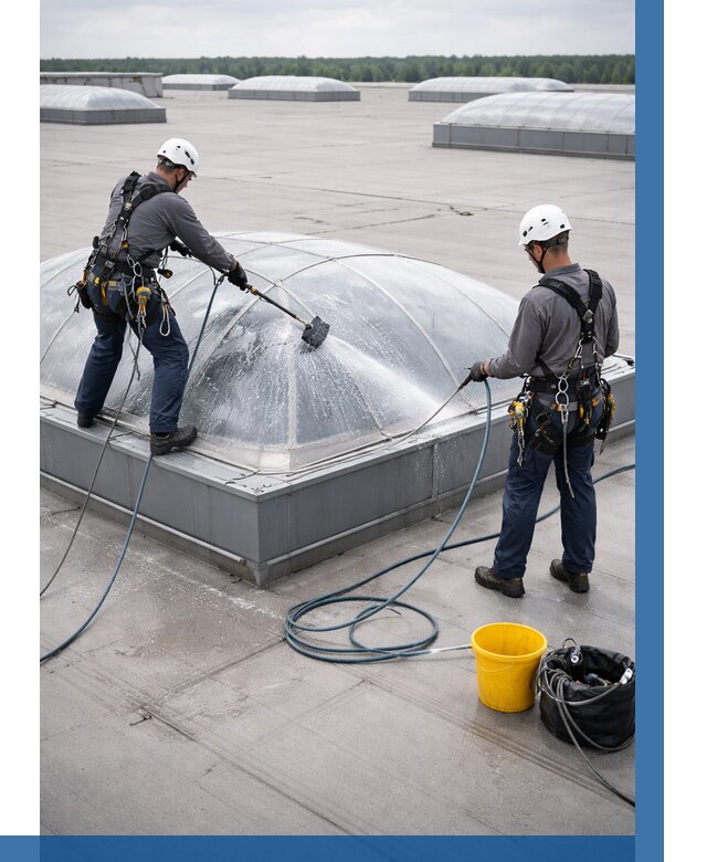 Мойка зенитных фонарей в Можге, заказать от 4558 р. | ВЫСОТНИК-Мжг