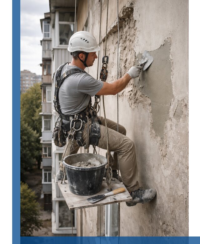 Восстановление фасадной штукатурки в Можге с гарантией качества