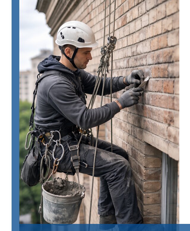 Качественный ремонт кирпичной кладки фасада в Можге с гарантией