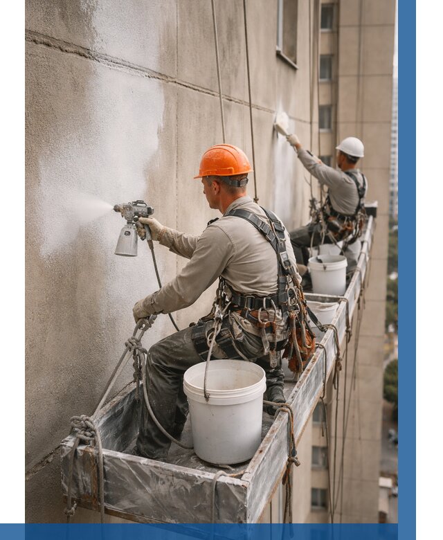 Грунтовка фасада на высоте в Можге от 122 р. | ВЫСОТНИК-Мжг