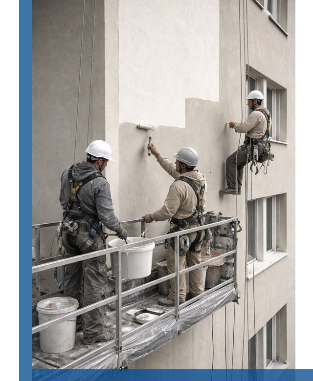 Покраска оштукатуренного фасада в Можге под ключ с гарантией