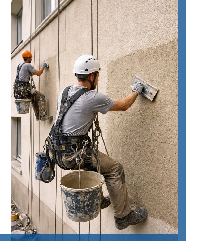 Декоративная штукатурка фасада в Можге от 1215 р. | ВЫСОТНИК-Мжг