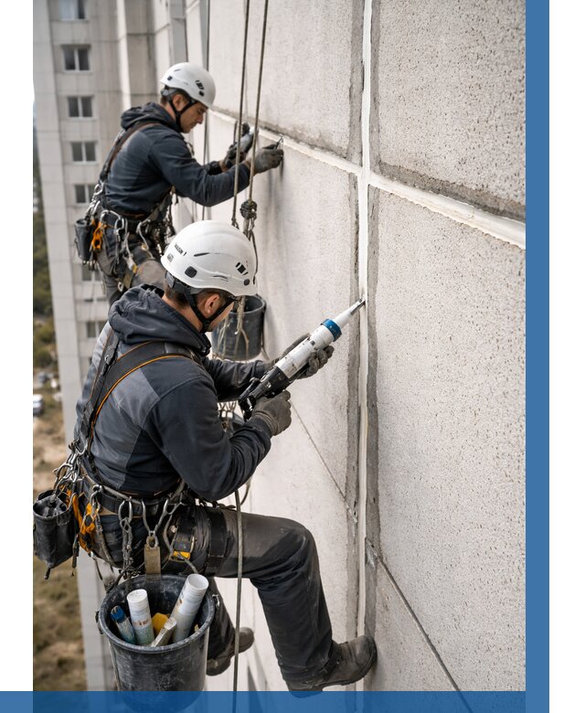 Герметизация межпанельных швов в Можге от 709 р. | ВЫСОТНИК-Мжг