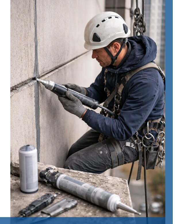 Вторичная герметизация швов в Можге от 456 р. | ВЫСОТНИК-Мжг