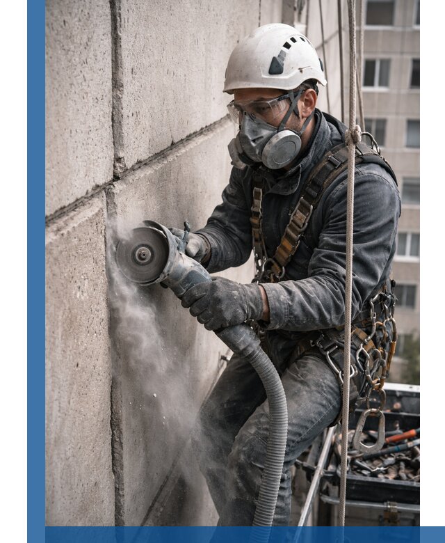 Штробление межпанельных швов в Можге качественно и быстро