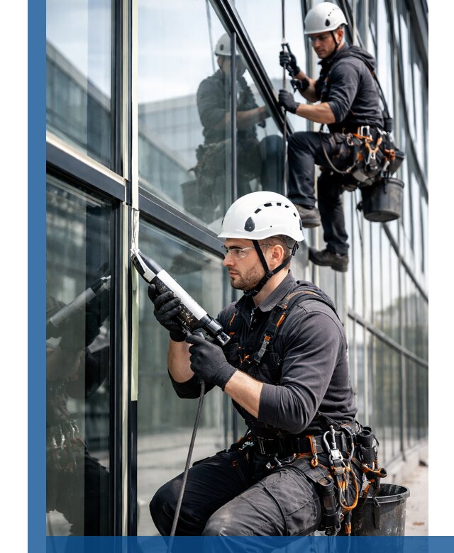 Герметизация витражных швов в Можге для зданий и фасадов