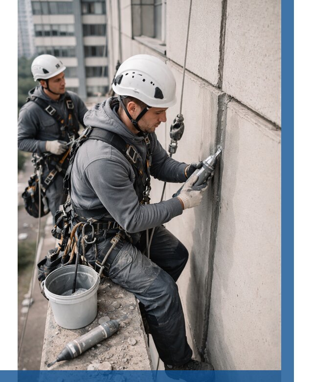 Ремонт деформационных швов здания в Можге от 1013 р. | ВЫСОТНИК-Мжг