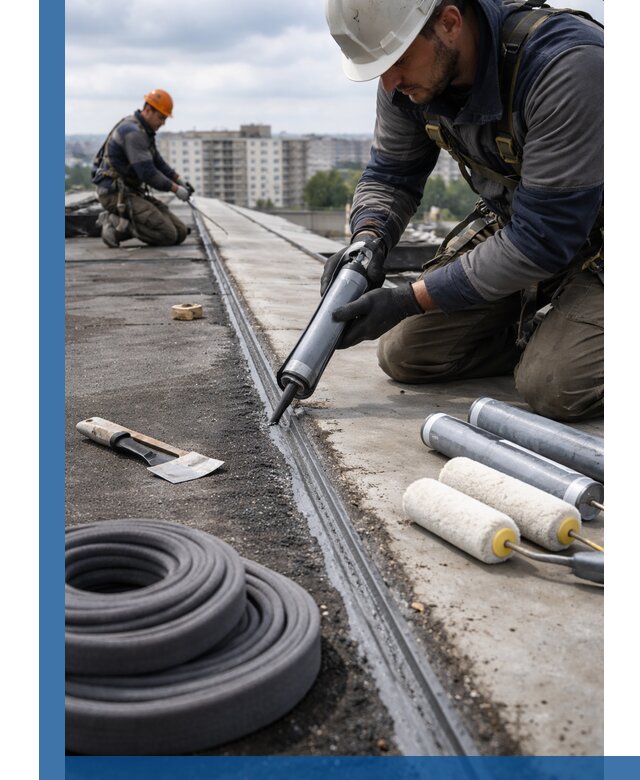 Герметизация швов кровли в Можге с гарантией герметичности