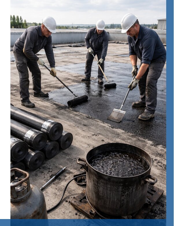 Гидроизоляция кровли мастикой в Можге от 608 р. | ВЫСОТНИК-Мжг