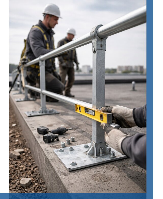 Монтаж кровельного ограждения в Можге от 1215 р. | ВЫСОТНИК-Мжг