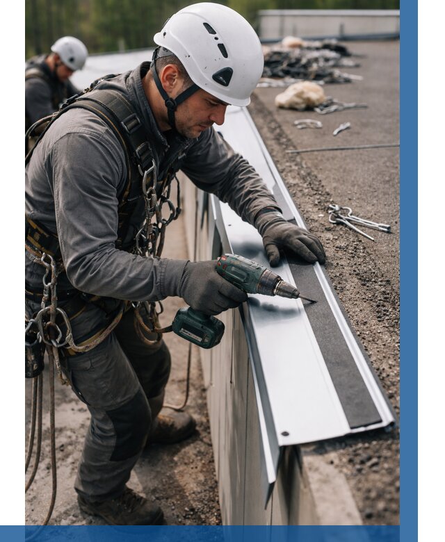 Монтаж капельника на кровле в Можге от 304 р. | ВЫСОТНИК-Мжг