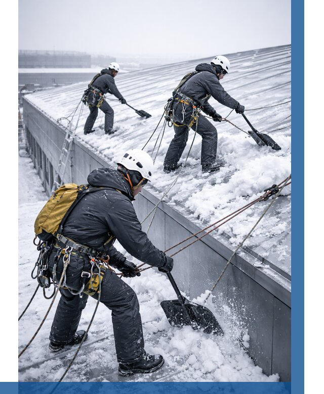 Очистка навесов от снега в Можге от 4558 р. | ВЫСОТНИК-Мжг