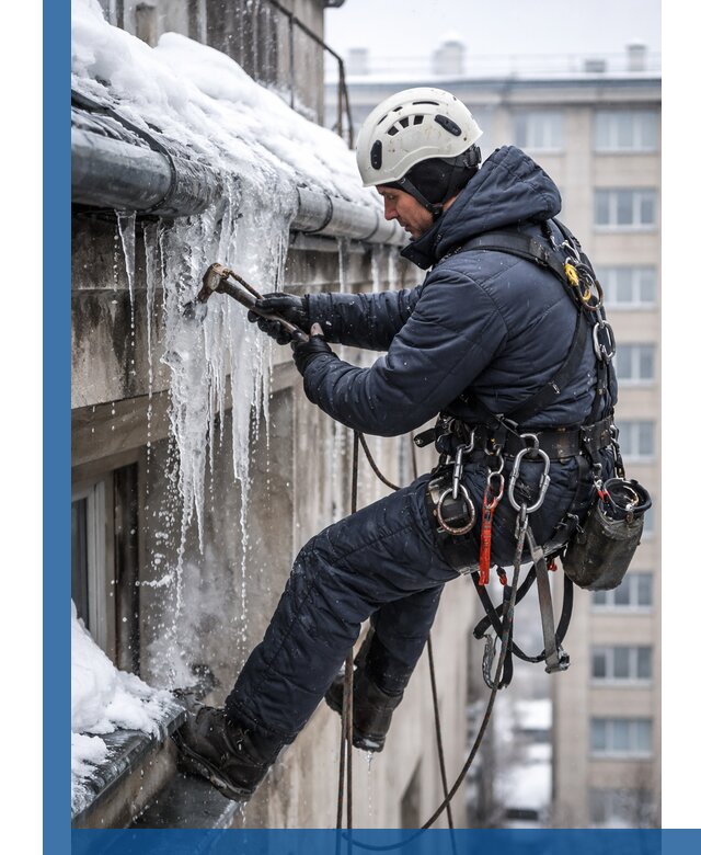 Удаление наледи и чистка водостоков в Можге оперативно и безопасно