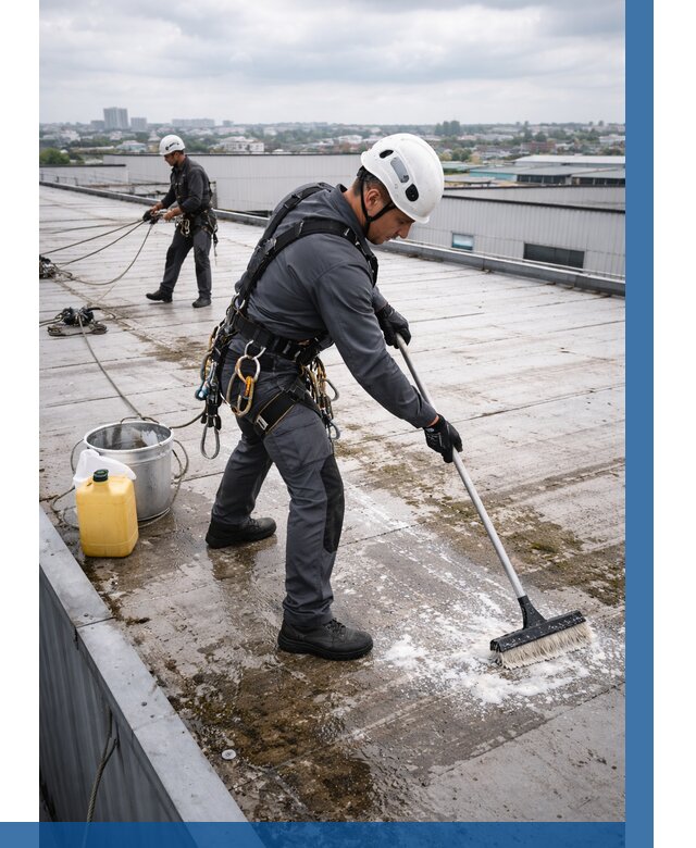 Очистка крыши по графику в Можге от 7596 р. | ВЫСОТНИК-Мжг