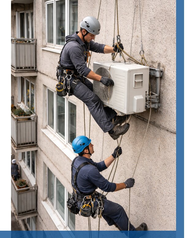 Перенос внешнего блока кондиционера в Можге от 9115 р.| ВЫСОТНИК-Мжг