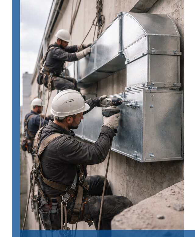 Профессиональный монтаж вентиляционных коробов в Можге под ключ