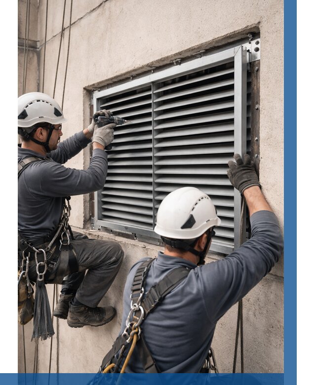 Монтаж вентиляционных решеток в Можге от 4558 р. | ВЫСОТНИК-Мжг