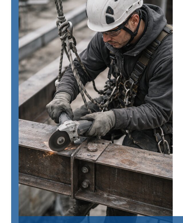 Резка металла на высоте в Можге для зданий и конструкций