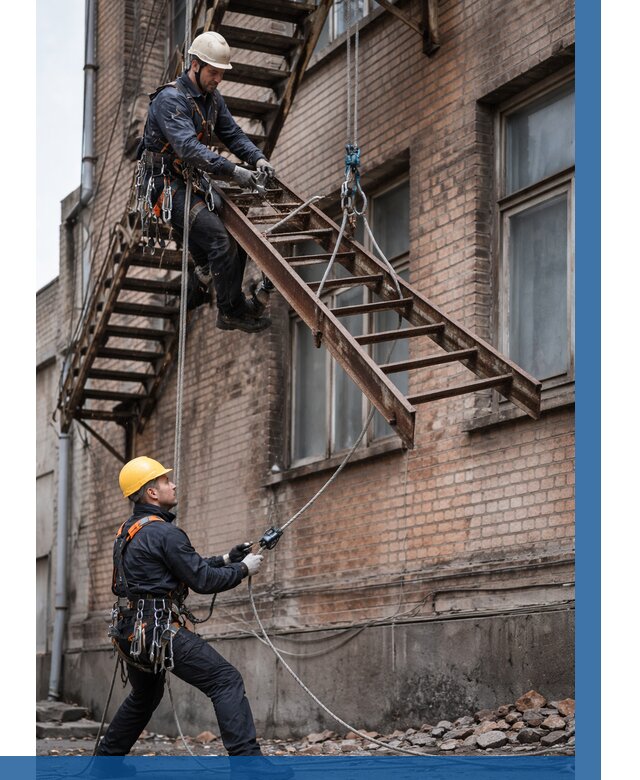 Демонтаж пожарной лестницы в Можге от 12154 р. | ВЫСОТНИК-Мжг