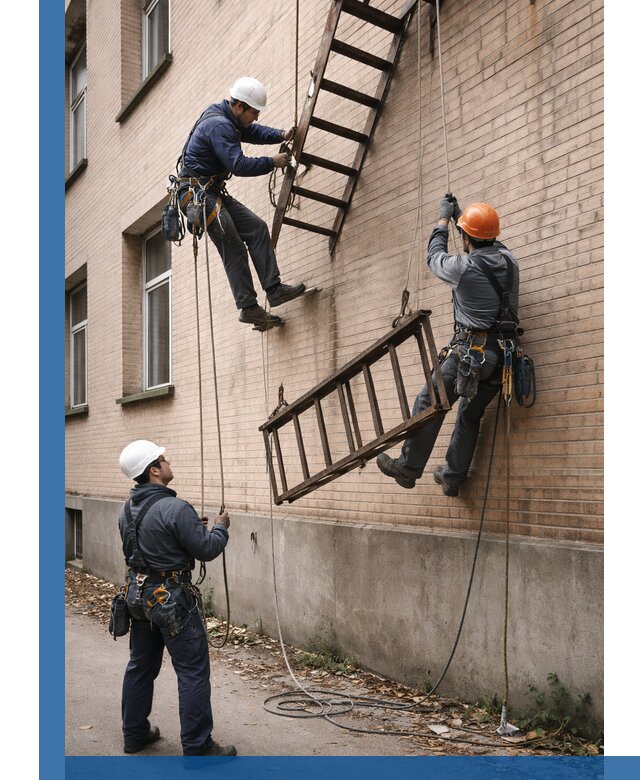 Демонтаж пожарной лестницы в Можге быстро и безопасно