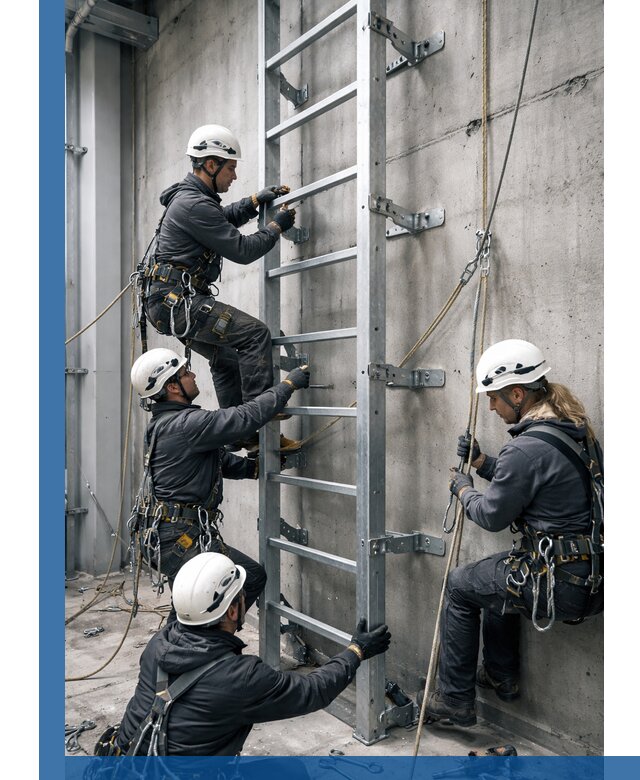 Монтаж металлических лестниц в Можге под ключ со гарантией