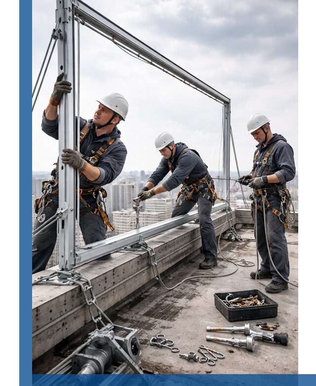 Монтаж крышных рекламных конструкций под ключ в Можге