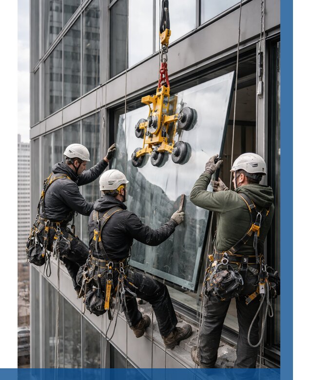 Фасадное остекление зданий под ключ в Можге от 10128 р. | ВЫСОТНИК-Мжг