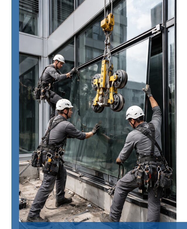 Структурное остекление фасадов в Можге монтаж и обслуживание