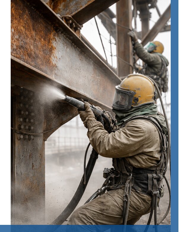 Пескоструйная очистка металлоконструкций в Можге по 608 р. ВЫСОТНИК-Мжг