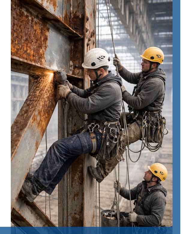 Зачистка металла от ржавчины в Можге от 354 р. | ВЫСОТНИК-Мжг