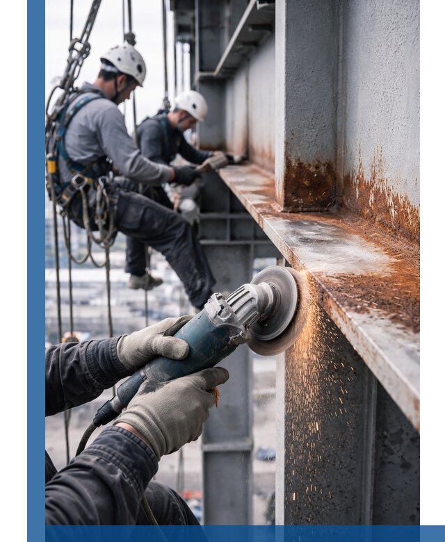 Зачистка металла от ржавчины и подготовка поверхностей в Можге