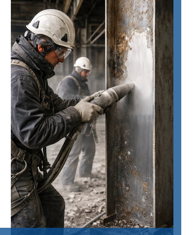 Удаление старой краски с металла в Можге от 456 р. | ВЫСОТНИК-Мжг