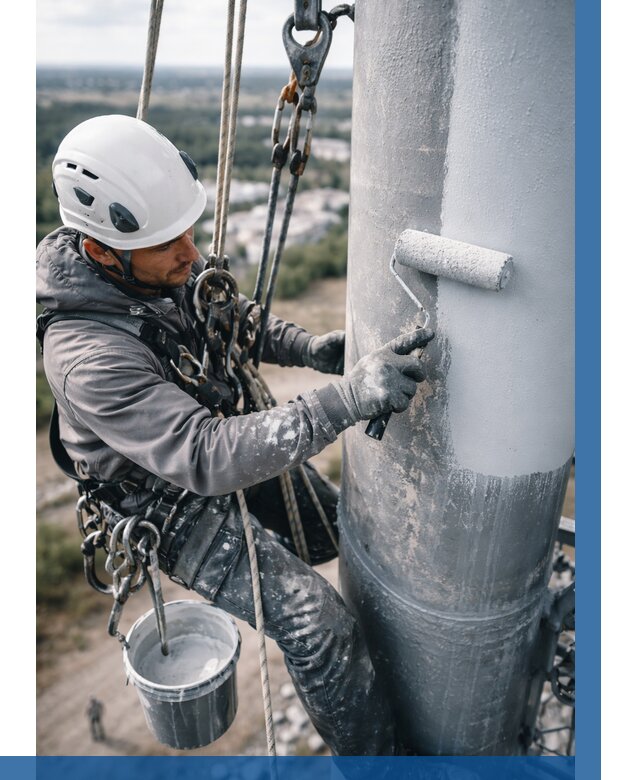 Покраска мачт связи под ключ в Можге от 861 р. | ВЫСОТНИК-Мжг