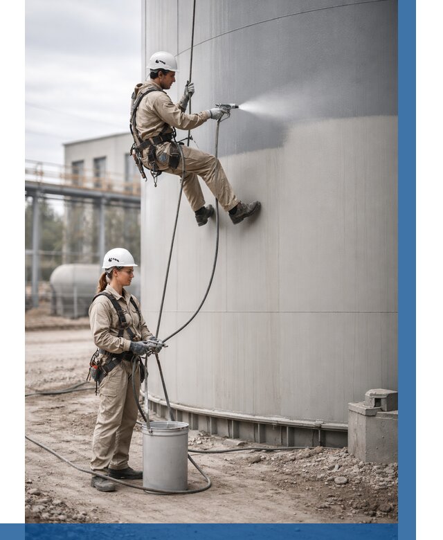 Покраска резервуаров в Можге от 1215 р. | ВЫСОТНИК-Мжг — заказать