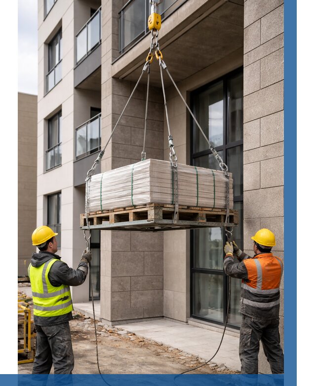 Подъем керамогранита на этаж в Можге от 3545 р. | ВЫСОТНИК-Мжг