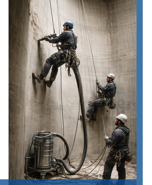 Зачистка силосов в Можге от 4558 р. Договор и смета ВЫСОТНИК-Мжг