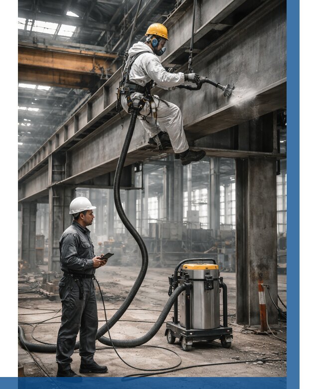 Обеспыливание конструкций в цехе в Можге от 4254 р. | ВЫСОТНИК-Мжг