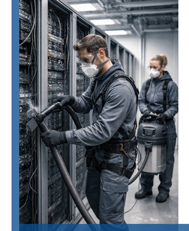 Обеспыливание серверной комнаты в Можге, профессиональная очистка