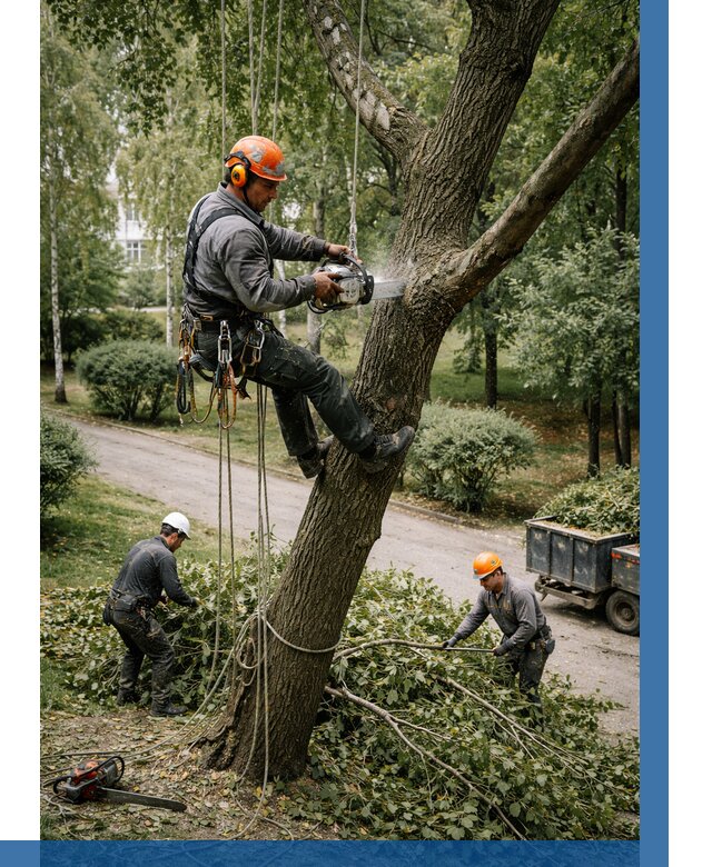 Кронирование деревьев в Можге от 6583 р. | ВЫСОТНИК-Мжг