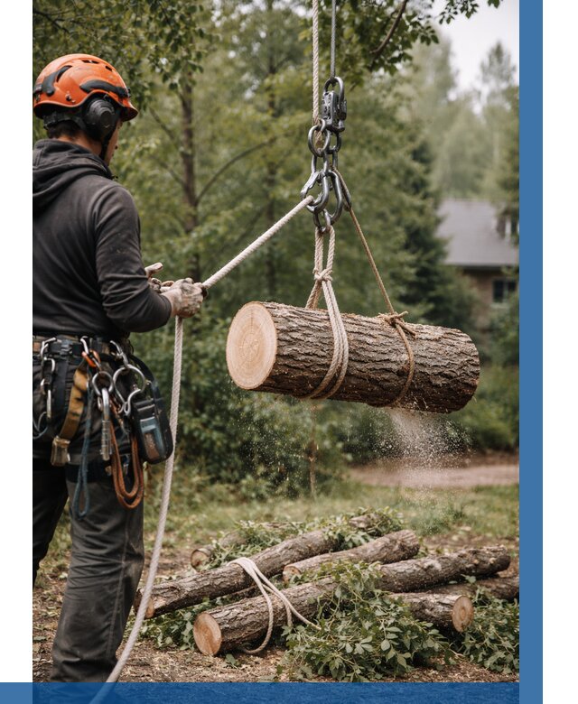 Валка деревьев частями в Можге от 7596 р. | ВЫСОТНИК-Мжг