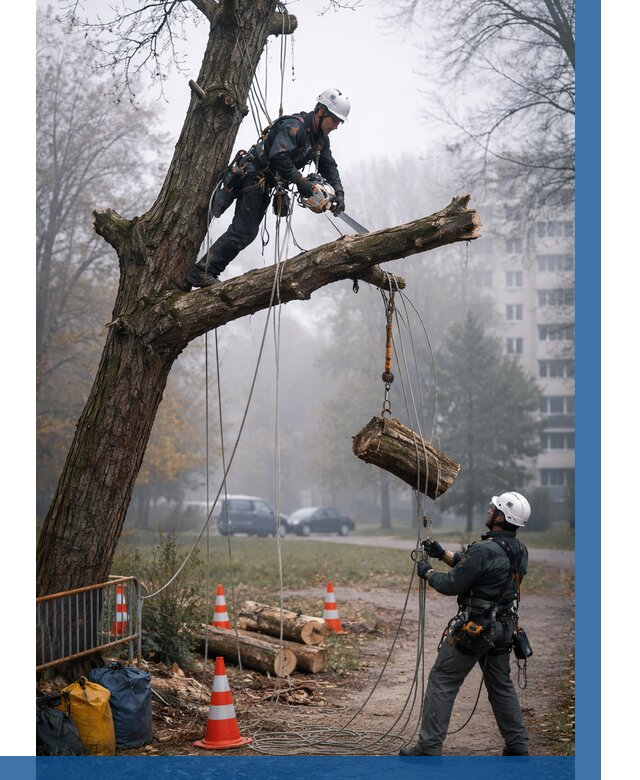 Удаление аварийных деревьев в Можге от 15192 р. | ВЫСОТНИК-Мжг