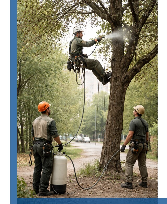 Обработка деревьев от вредителей в Можге профессиональная защита