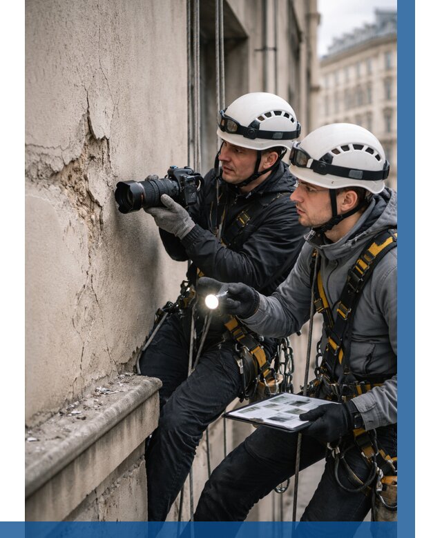 Фотофиксация дефектов фасада в Можге от 4558 р. | ВЫСОТНИК-Мжг